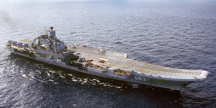 Suriyada «Admiral Kuznetsov» aviatsiyasidan foydalaniladi