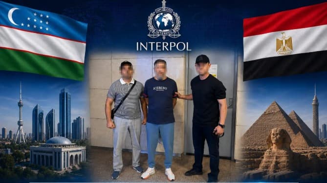 Халқаро қидирувда бўлган хавфли жиноятчи Мисрдан Ўзбекистонга экстрадиция қилинди