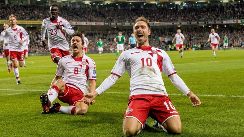 JCh-2018. Hisobda ortda borayotgan Daniya 5ta gol urib, jahon chempionatiga chiqdi
