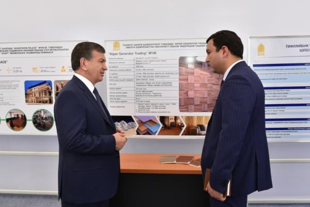 Prezident Shayxontohurda qurilayotgan istirohat bog‘iga keldi