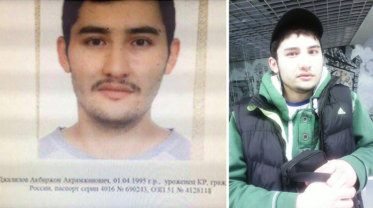 Петербург теракти ижрочилигида гумон қилинаётган Акбаржон Жалиловнинг суратлари эълон қилинди