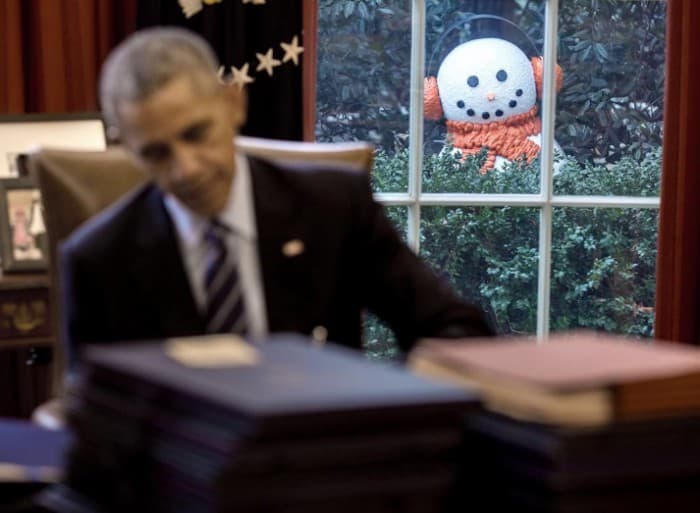 Foto: Barak Obama uchun qorbobolar
