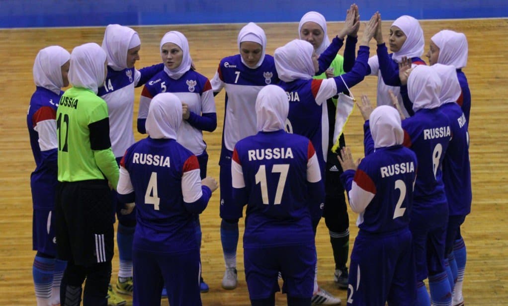 Kun fotosi: Mini-futbol bo‘yicha Rossiya ayollar terma jamoasi Eronga qarshi o‘yinda