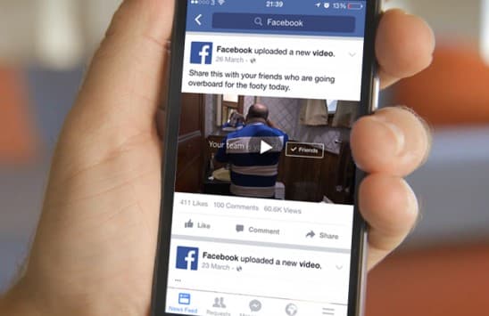 Facebook videoroliklardan daromad olishning yangi tizimini ishga tushirdi 