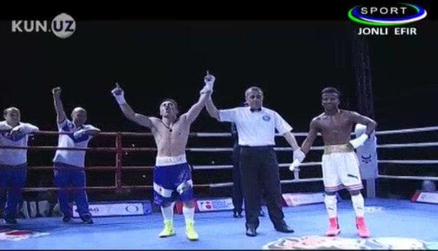 Samarqanddagi boks kechasida Hasanboy Do‘smatov g‘alaba qozondi