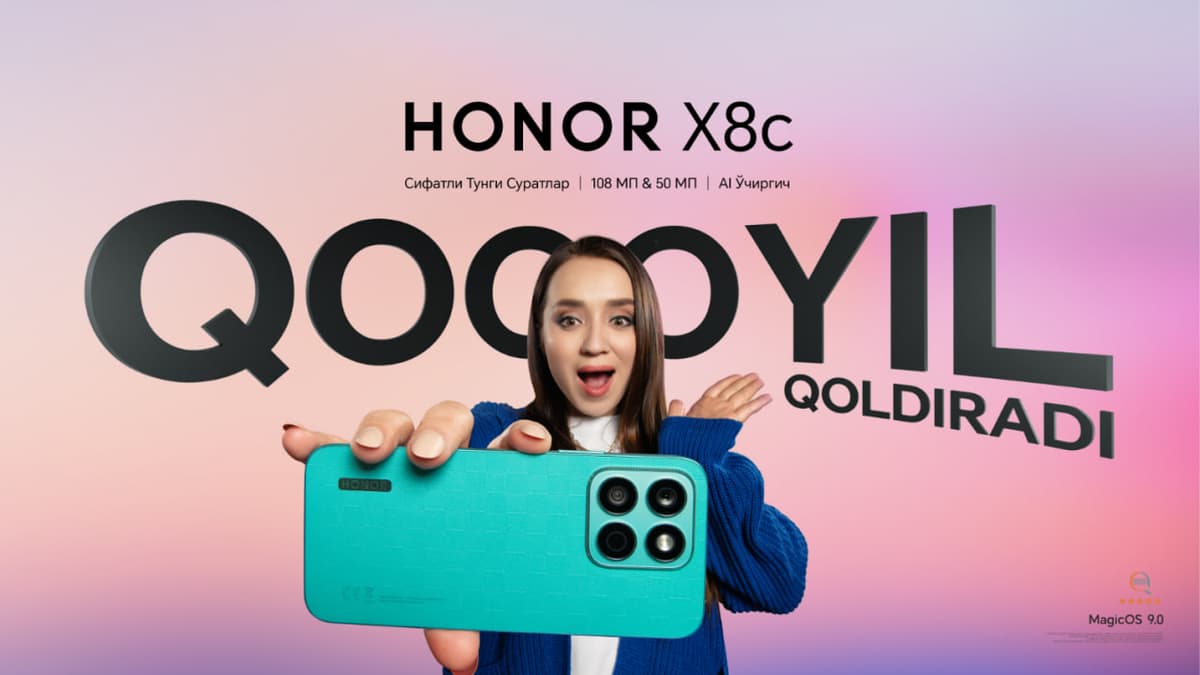 HONOR замонавий ва кучли HONOR X8c смартфонини тақдим этди