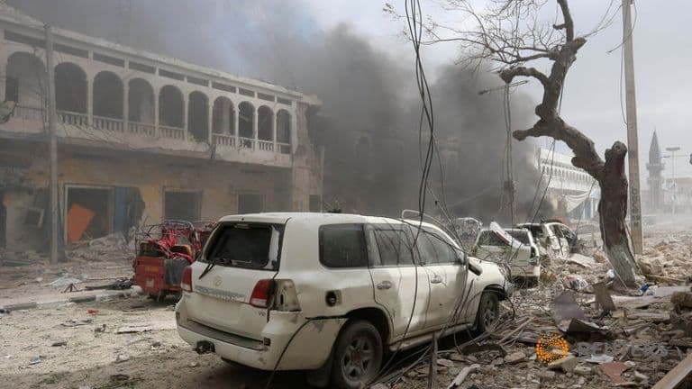 Mogadishodagi mehmonxonaga hujum qurbonlari soni 28 kishigacha yetdi