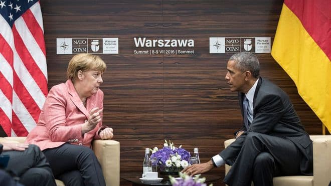 Merkel va Obama Rossiyaning Halabga berayotgan aviazarbalarini qoraladi