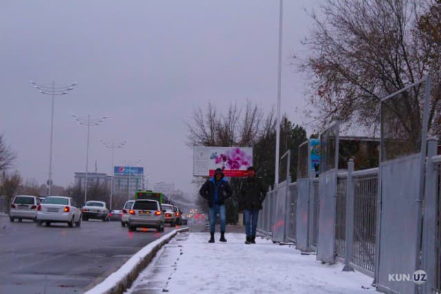 27 dekabr kuni Toshkentda qor yog‘ishi mumkin