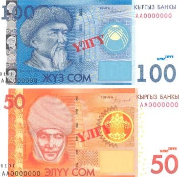 Qirg‘izistonda yangilangan 50 va 100 somlik kupyura muomalaga kiritildi