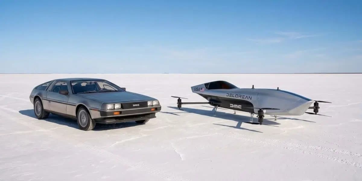 «Келажакка қайтиш»даги DeLorean энди ҳақиқий ҳаво пойгаларига тайёрланмоқда
