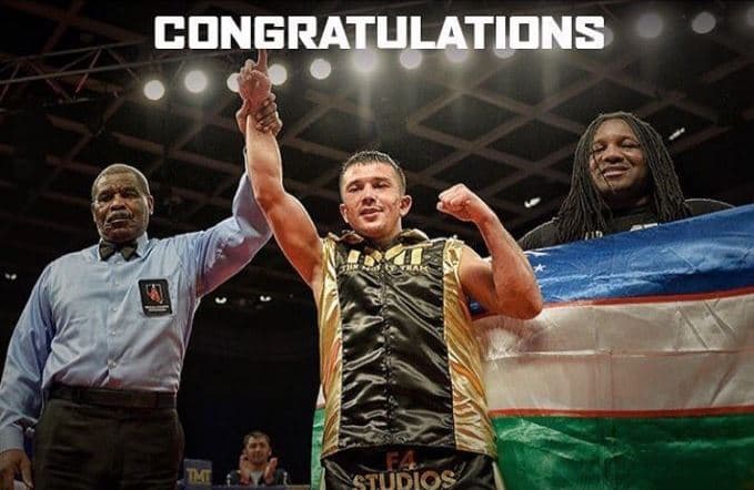 Sanjar Rahmonov professional ringdagi oltinchi g‘alabasini qo‘lga kiritdi