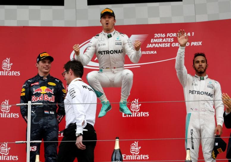 «Formula-1». Yaponiyadagi Gran-Prida ham Niko Rosberg g‘olib bo‘ldi
