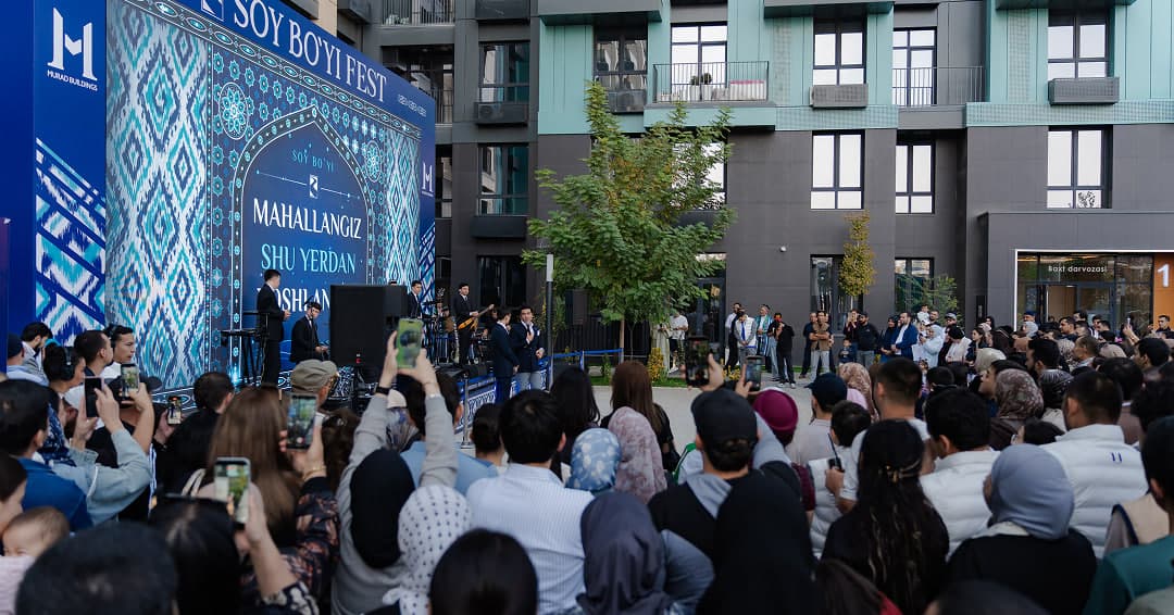 SOY BO‘YI FEST: Murad Buildings «Soy Bo‘yi» турар жой мажмуасининг иккинчи босқичини фойдаланишга топширди