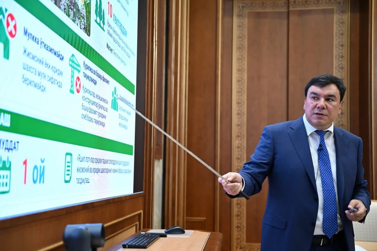 Для каждой махалли в Узбекистане разработают «зеленую карту»