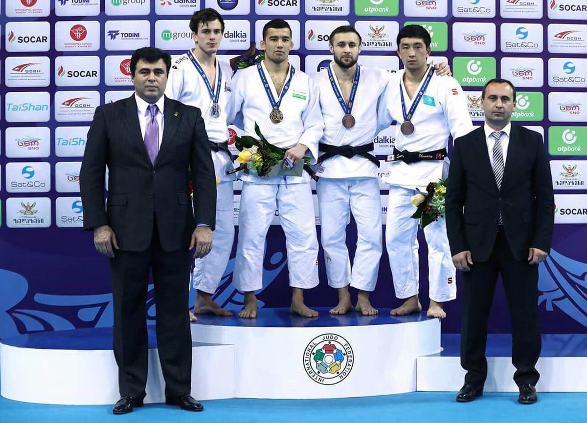 G‘iyosjon Boboyev Dzyudo bo‘yicha Tbilisi Gran-prisida oltin medalni qo‘lga kiritdi