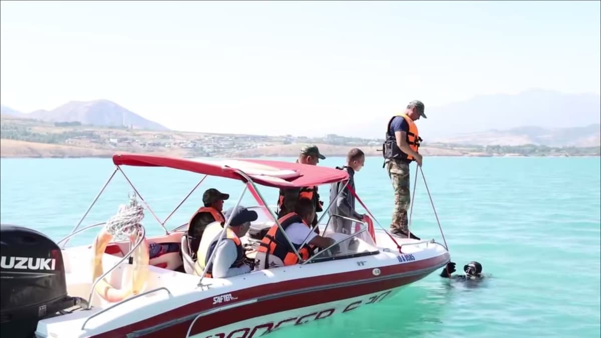 Body of one of three missing people found in Charvak Reservoir