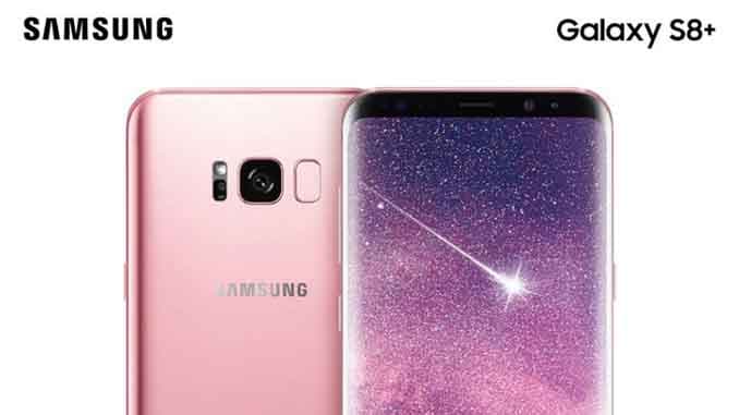 Yevropada pushti rangli Samsung Galaxy S8 paydo bo‘ldi