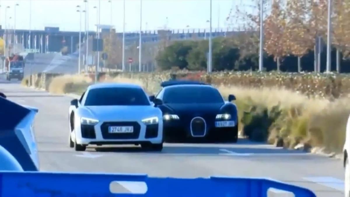 Video: Ronaldu va Xames superkarlarida poyga uyushtirdi