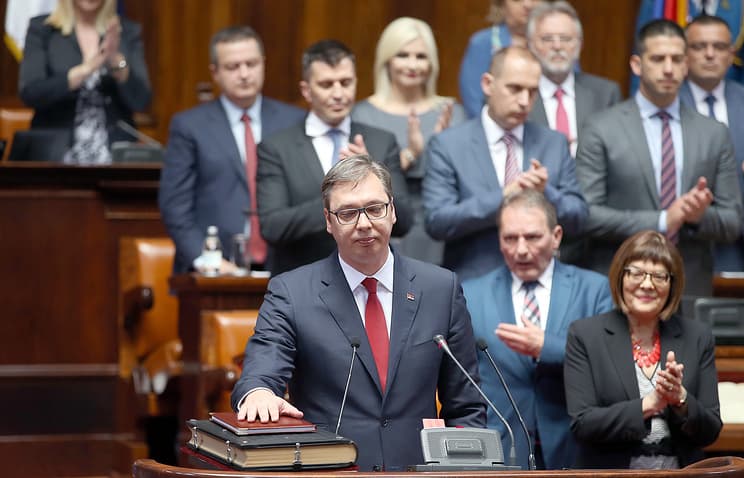 Aleksandar Vuchich Serbiya prezidenti lavozimiga kirishdi
