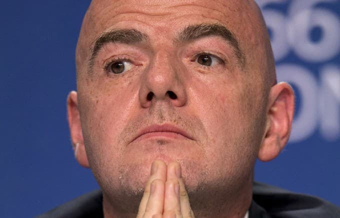 FIFA Infantinoga nisbatan surishtiruv ishlari olib borilayotgani haqidagi xabarni rad etdi