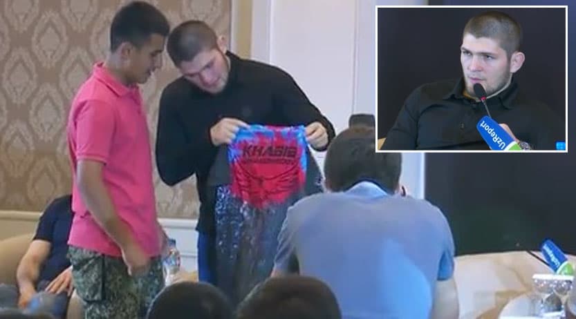 Video: MMA jangchisi Habib Nurmagomedov o‘zbekistonlik muxlislari bilan uchrashdi
