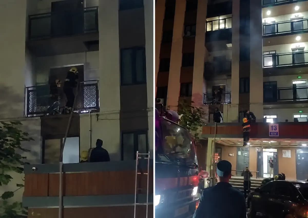 При пожаре в Учтепинском районе погиб один человек