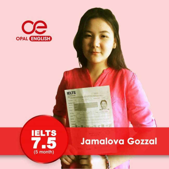 Opal English o‘quvchilari IELTS imtihonidan 7-8 ball olishdi