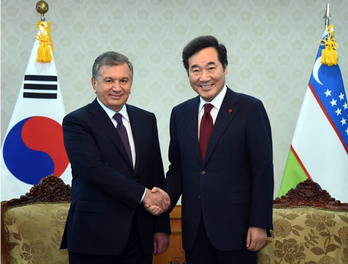 Shavkat Mirziyoyev Koreya Respublikasi bosh vaziri bilan uchrashdi