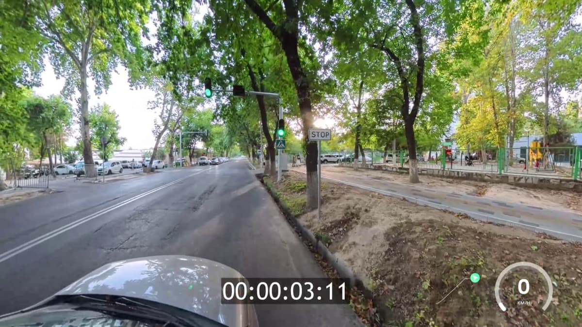 В Ташкенте запущен первый участок системы «Зелёная волна»