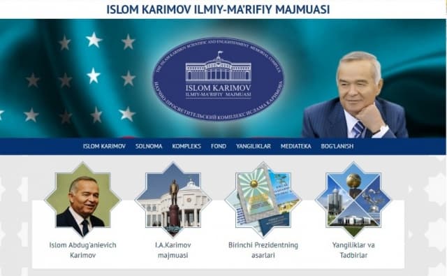 «IslomKarimov.uz» sayti ochildi