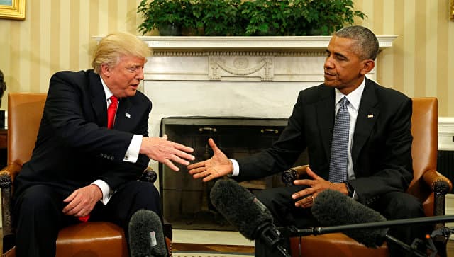 Obama va Tramp Oq uyda uchrashdi
