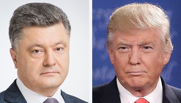 Tramp va Poroshenko bir soatdan ko‘proq vaqt dolzarb masalalarni muhokama qilishdi