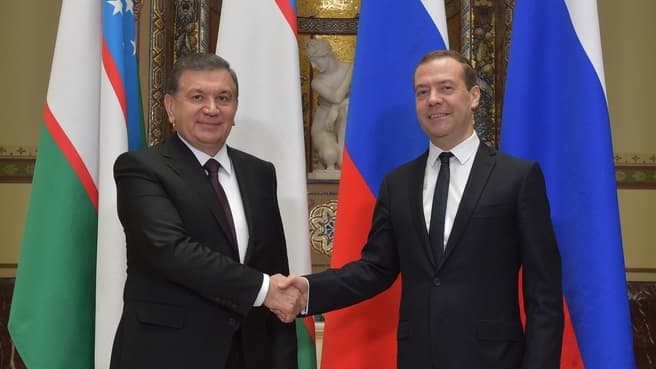 Mirziyoyev Medvedev bilan uchrashuvda: Terrorizm chegara bilmas xavf, unga qarshi birlashish lozim