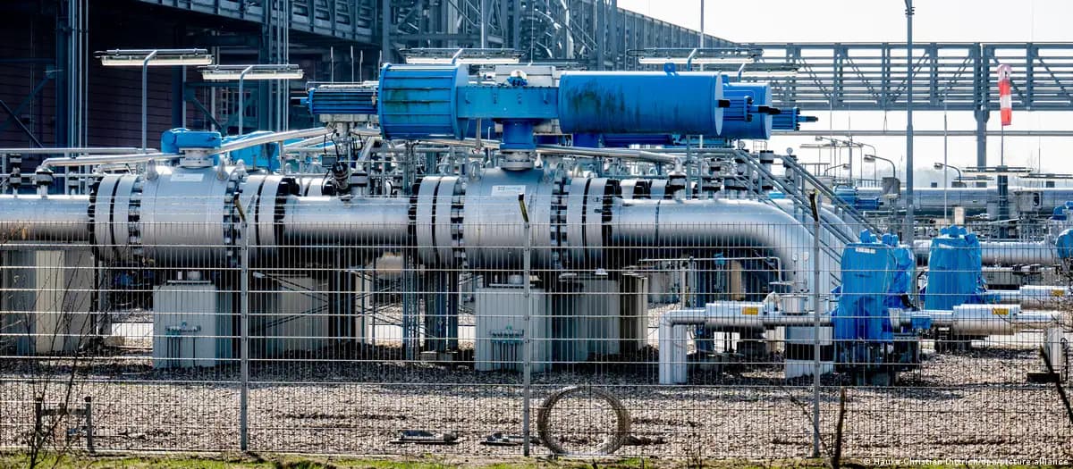 Германияда газ захиралари 15 йиллик минимумга тушди