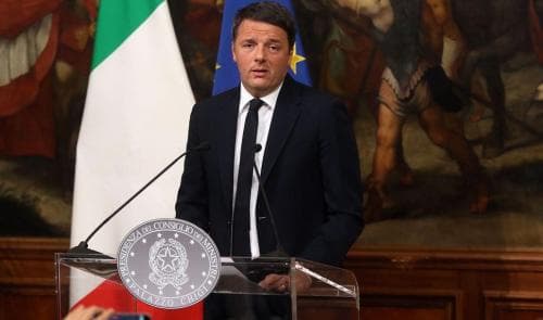Italiyaning sobiq bosh vaziri yetakchi partiya kotibi lavozimidan iste'foga chiqdi