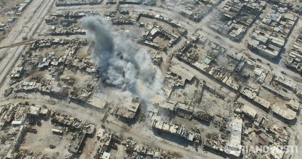 Rossiya va Turkiya IShIDning Suriya shimolidagi pozitsiyalariga aviazarbalar berishdi