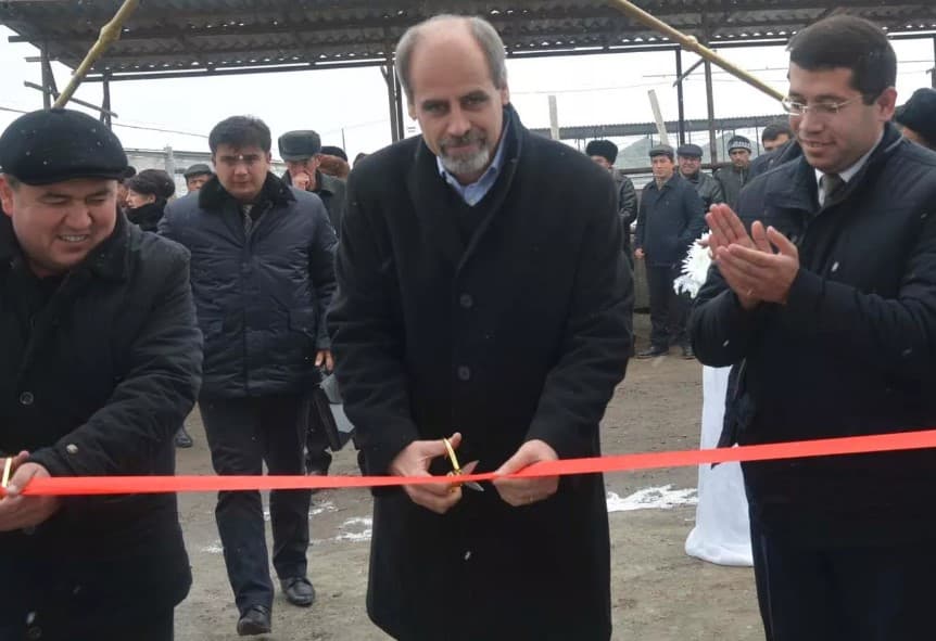 Andijonda yirik biogaz qurilmasi ishga tushirildi