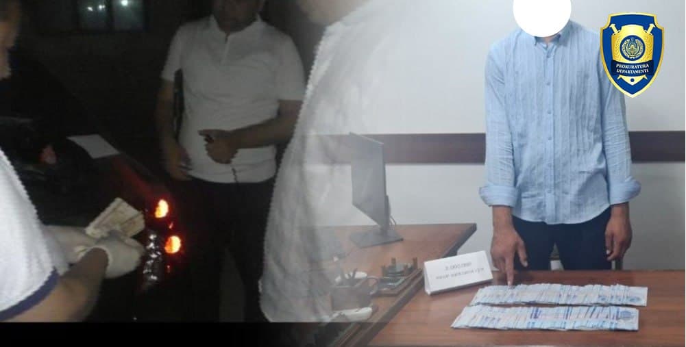 Biri 2 mln, ikkinchisi 2,2 mln soʻm: suv taʼminoti xodimlari ushlandi