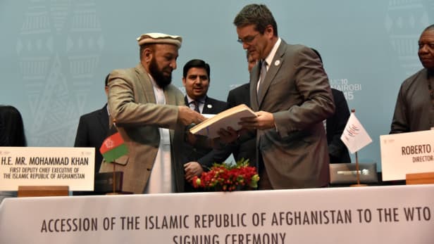 Afg‘oniston Jahon Savdo Tashkilotining 164-a'zosi bo‘ldi 