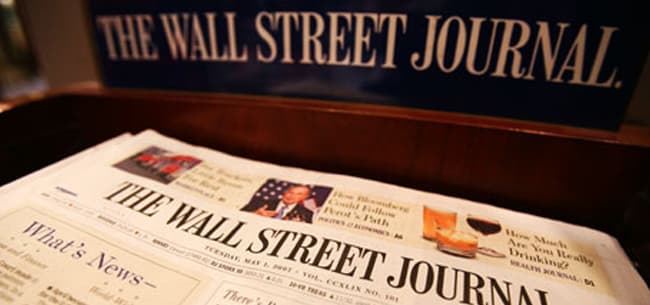 The Wall Street Journal AQShdan tashqarida bosma versiyasini chiqarishni to‘xtatadi