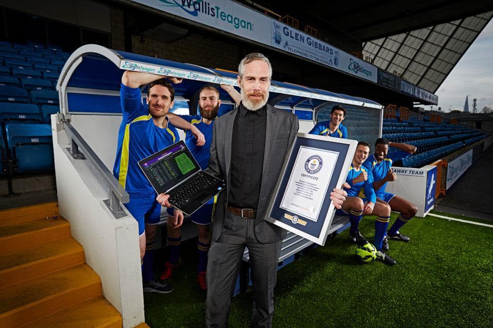 Britaniyalik Football Manager o‘yinini o‘ynash bo‘yicha Ginness rekordini o‘rnatdi