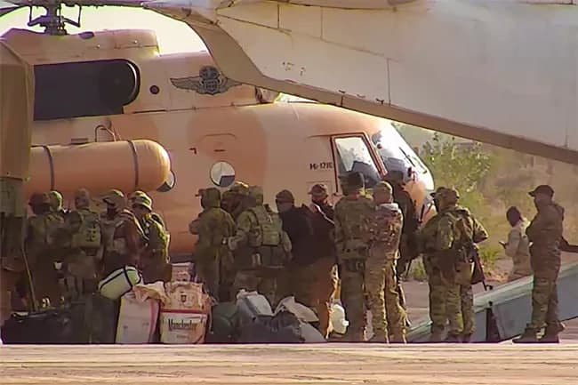 Малида вагнерчилар пистирмага дуч келди