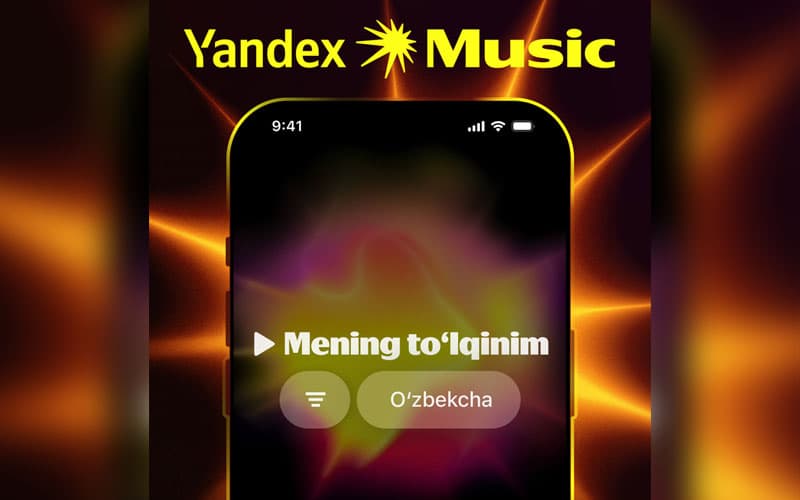 Yandex Uzbekistan musiqiy tavsiyalarni o‘zbek tilida taqdim qiladi