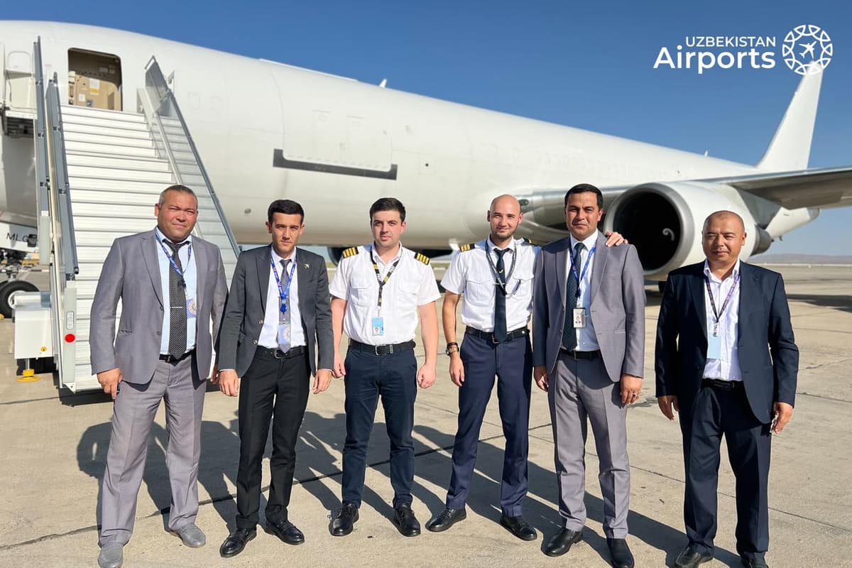 Georgian Airlines aviakompaniyasi Navoiyga yuk parvozlarini yo‘lga qo‘ydi