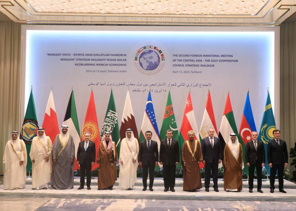 Tashkent hosting key diplomatic meeting for Central Asia and Gulf Cooperation Council
