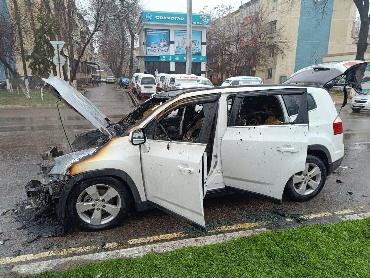 Orlando car on the go catches fire in Tashkent