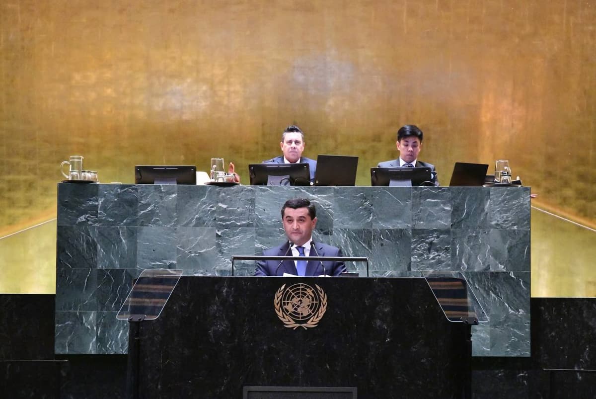 Baxtiyor Saidov BMT Bosh Assambleyasida qator takliflarni ilgari surdi