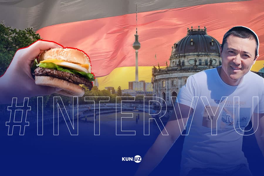 “Daromad solig‘imizning 60 foizi o‘zimizga qaytadi” – Germaniyada oyiga 2400 yevro topayotgan burger pishiruvchi