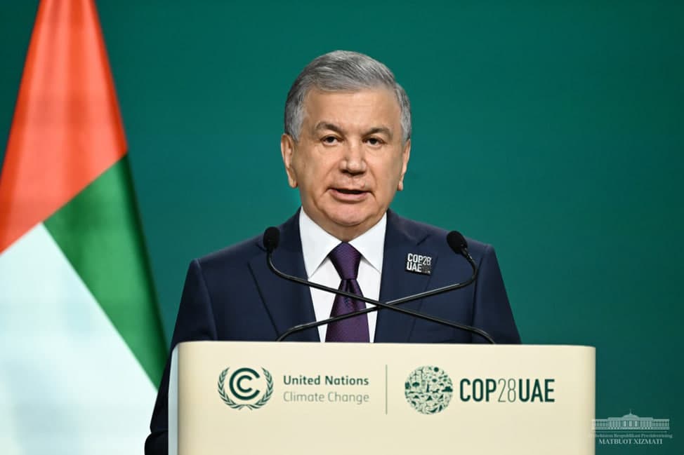 President Shavkat Mirziyoyev calls for united efforts to advance COP 28 climate initiatives 
